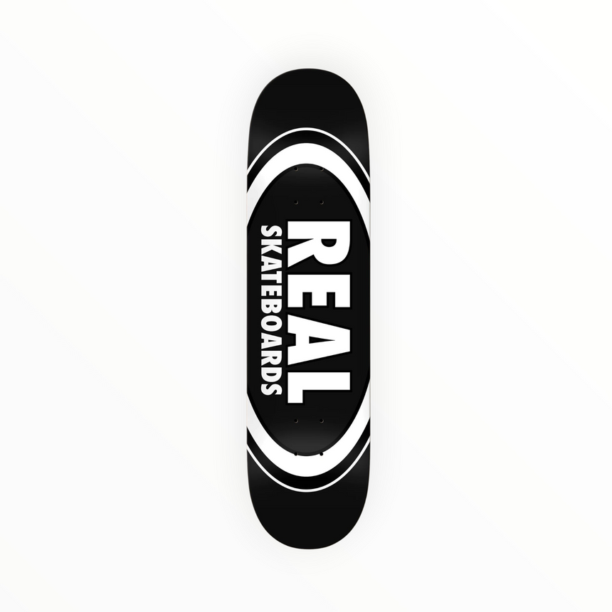 Real Team Classic Oval Black Board - 8.25
