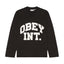 Obey Football Jersey Longsleeve - Black