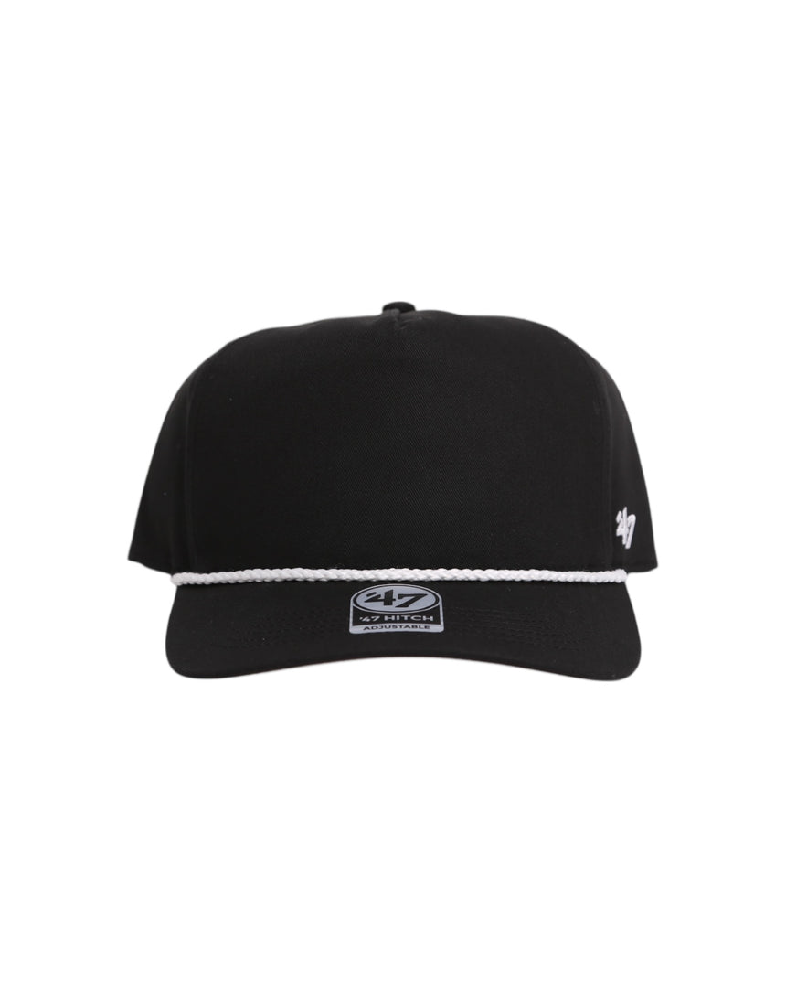 Spin Limit x 47' Varsity Embroidery Hitch Rope Hat - Black