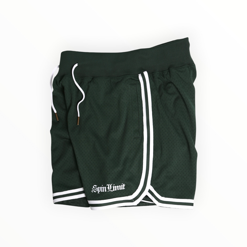 Spin Limit Bball Times Mesh Short - Forest Green
