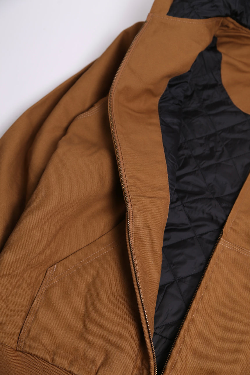 Spin Limit Fraktur Logo Work Jacket - Duck Brown