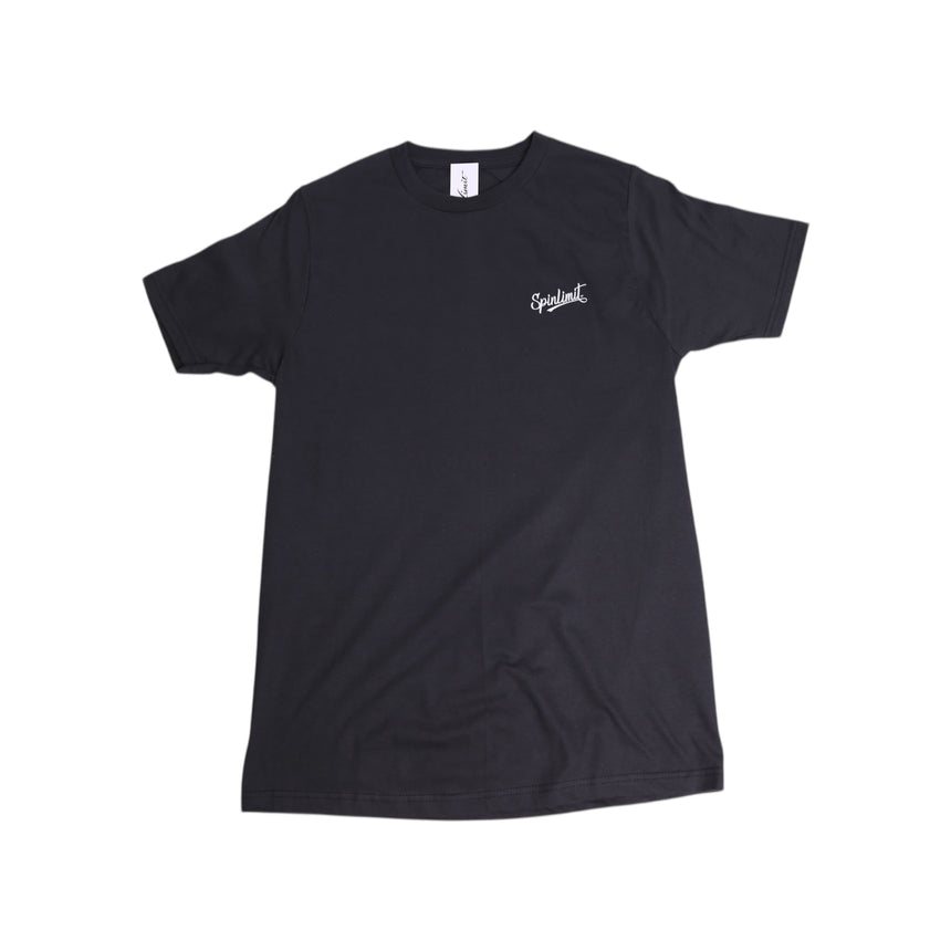 Spin Limit Baseball Logo Tee - Charcoal