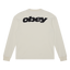 Obey League Thermal Knit Longsleeve - Dusty Chalk