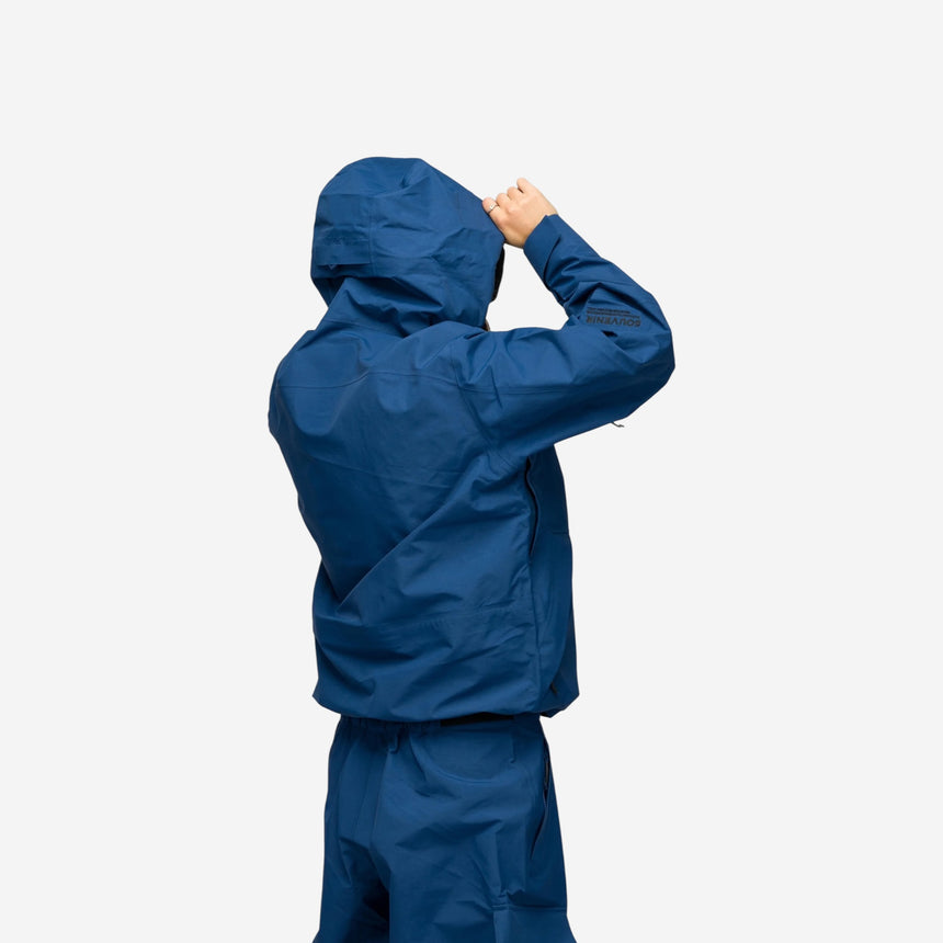 Souvenir 3 Ply Ripstop Jacket - Petrol Blue