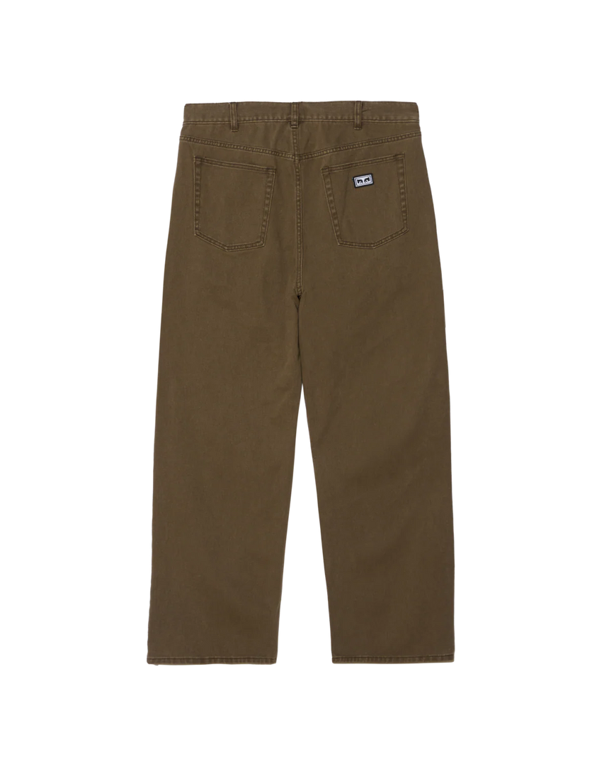 Obey Bigwig Baggy Denim Pant  - Wren Faded Wash