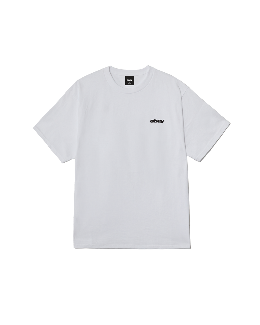 Obey Wave Tee - White