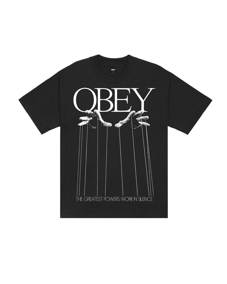 Obey Marionnette HW Tee - Vintage Black