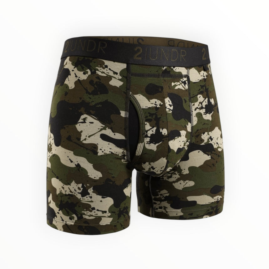 2 Undr Swing Shift Print Boxer - Army - Spin Limit Boardshop