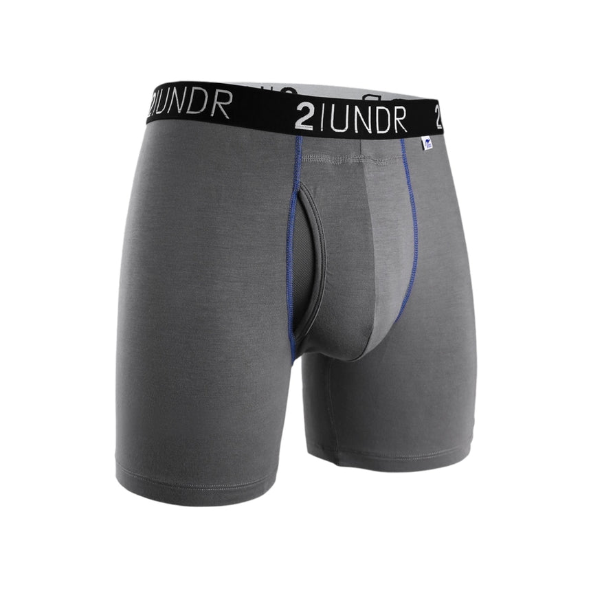 2 Undr Swing Shift Solid Boxer - Grey - Spin Limit Boardshop