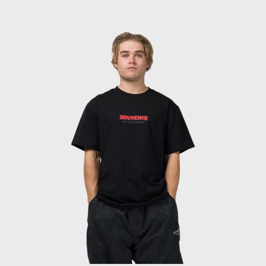Souvenir Press Police Tee - Black