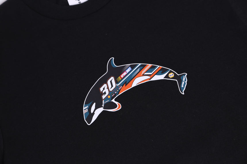 Spin Limit Nascar Orca Tee - Black