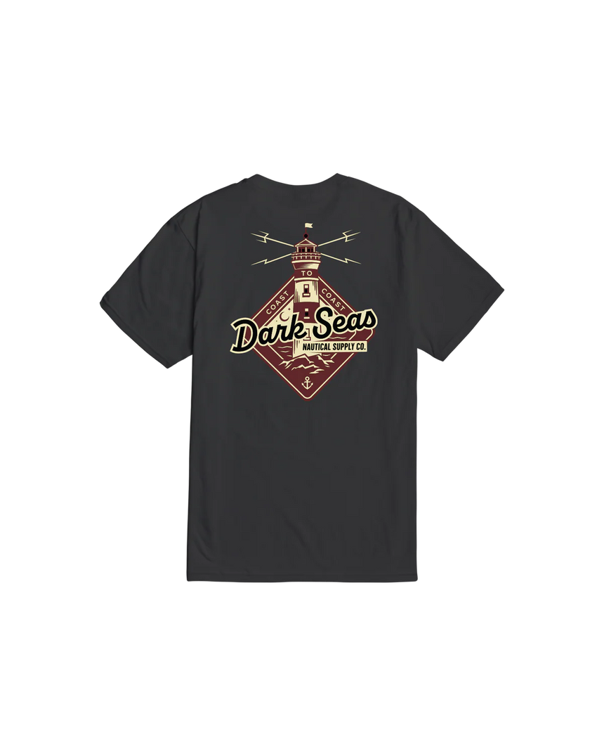 Dark Seas Beacon Tee - Charcoal