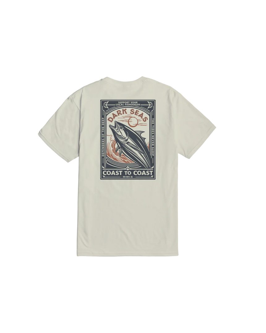 Dark Seas Never Sleep Tee - Cream