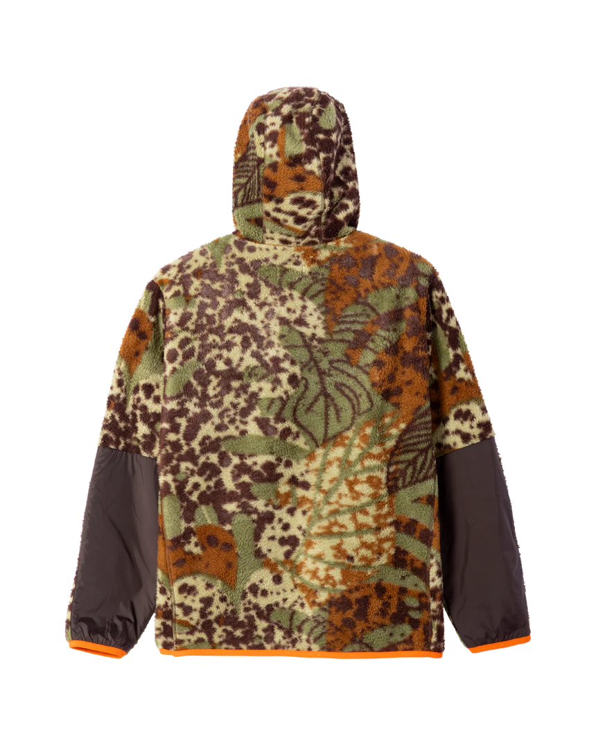 Dark Seas Glendora Sherpa Hooded Anorak - Camo