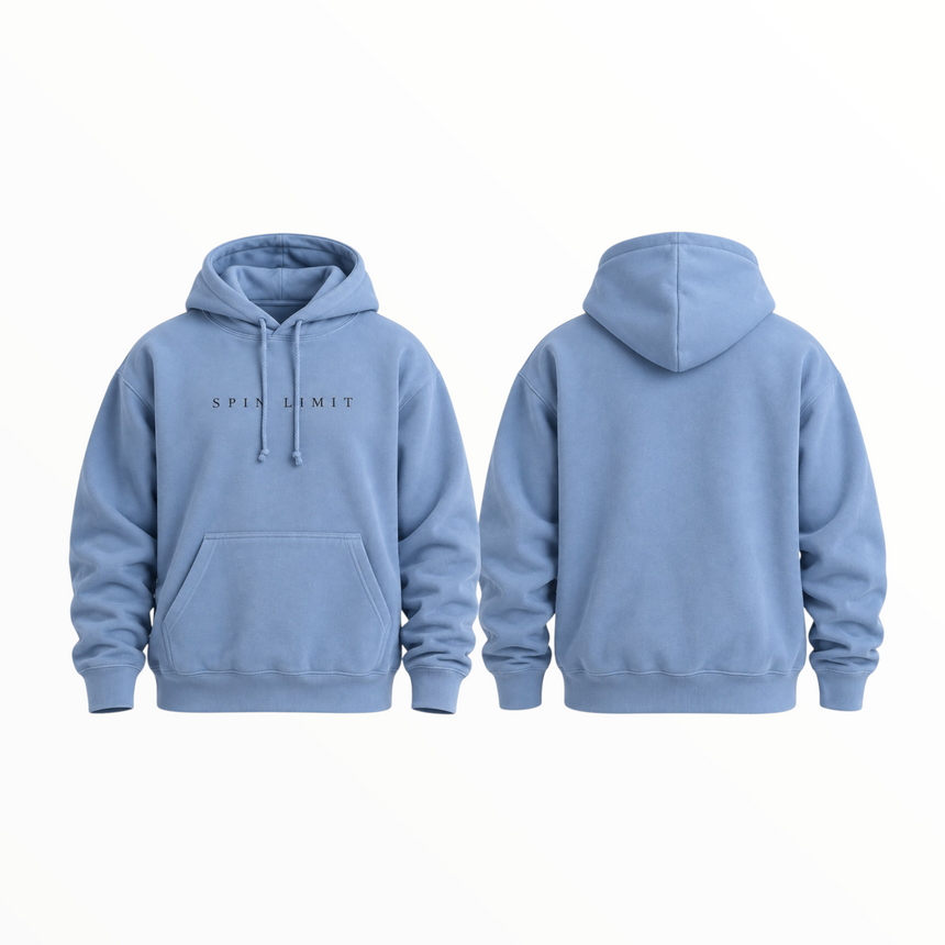 Spin Limit Simple Midweight Hood - Blue