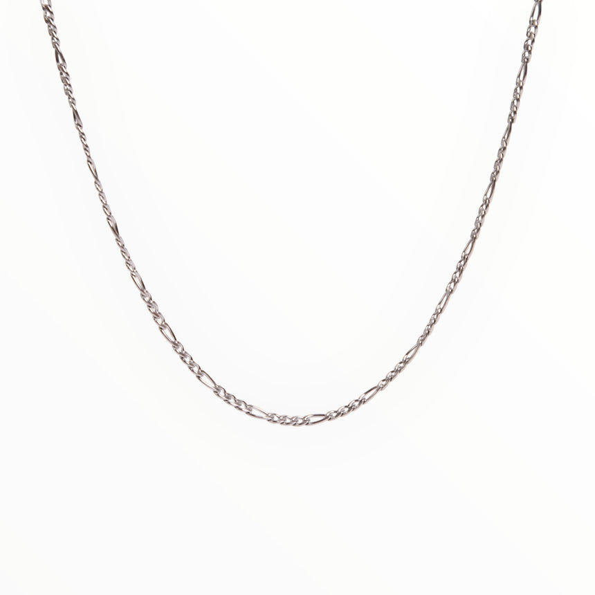 Spin Limit Figaro Chain - Silver