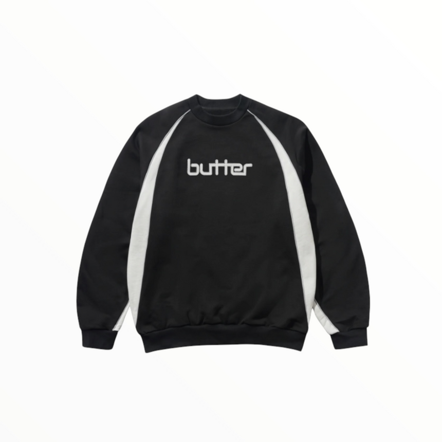 Butter Goods Match Crewneck - Black