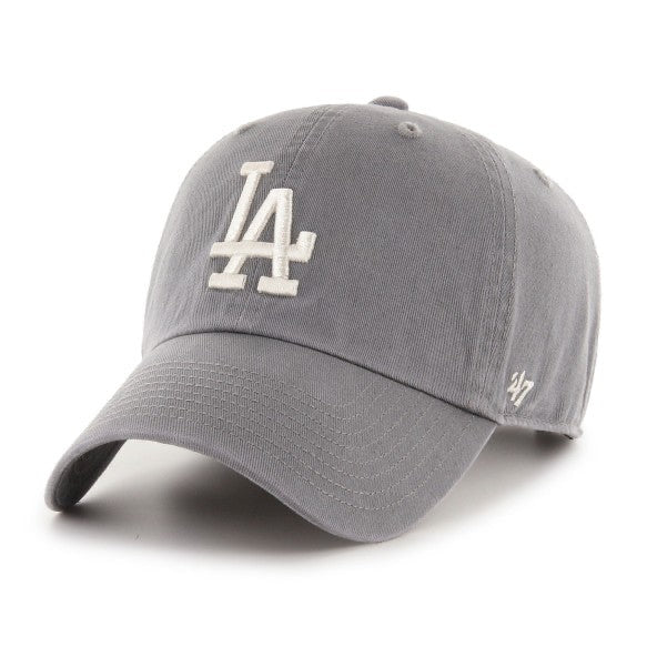 47 Brand Clean Up MLB Los Angeles Dodgers - Grey - Spin Limit Boardshop