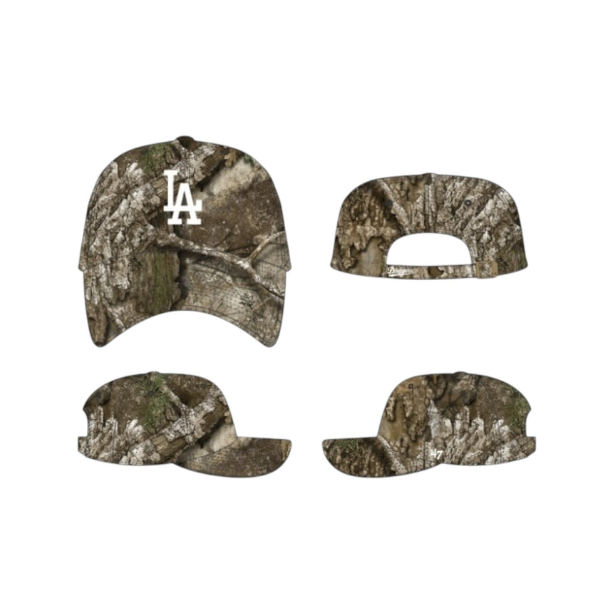 47 Brand Clean Up MLB Los Angeles Dodgers - Realtree Camo - Spin Limit Boardshop