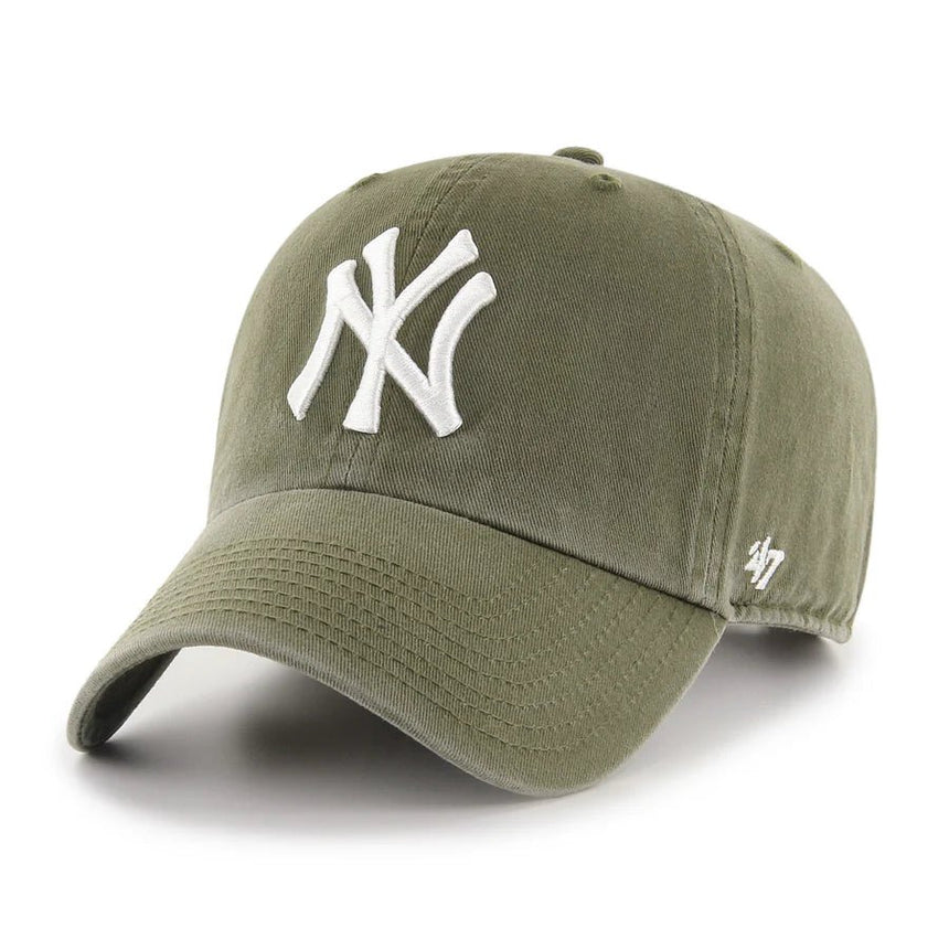 47 Brand Clean Up New York Yankees - Olive - Spin Limit Boardshop