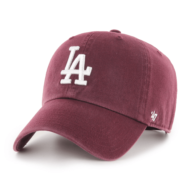 47 Brand Los Angeles Dodgers MLB Clean Up - Dark Maroon - Spin Limit Boardshop