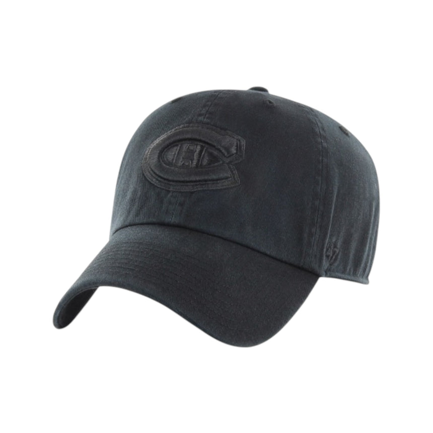 47 Brand MLB Clean Up Montréal Canadien - Blackout Logo - Spin Limit Boardshop
