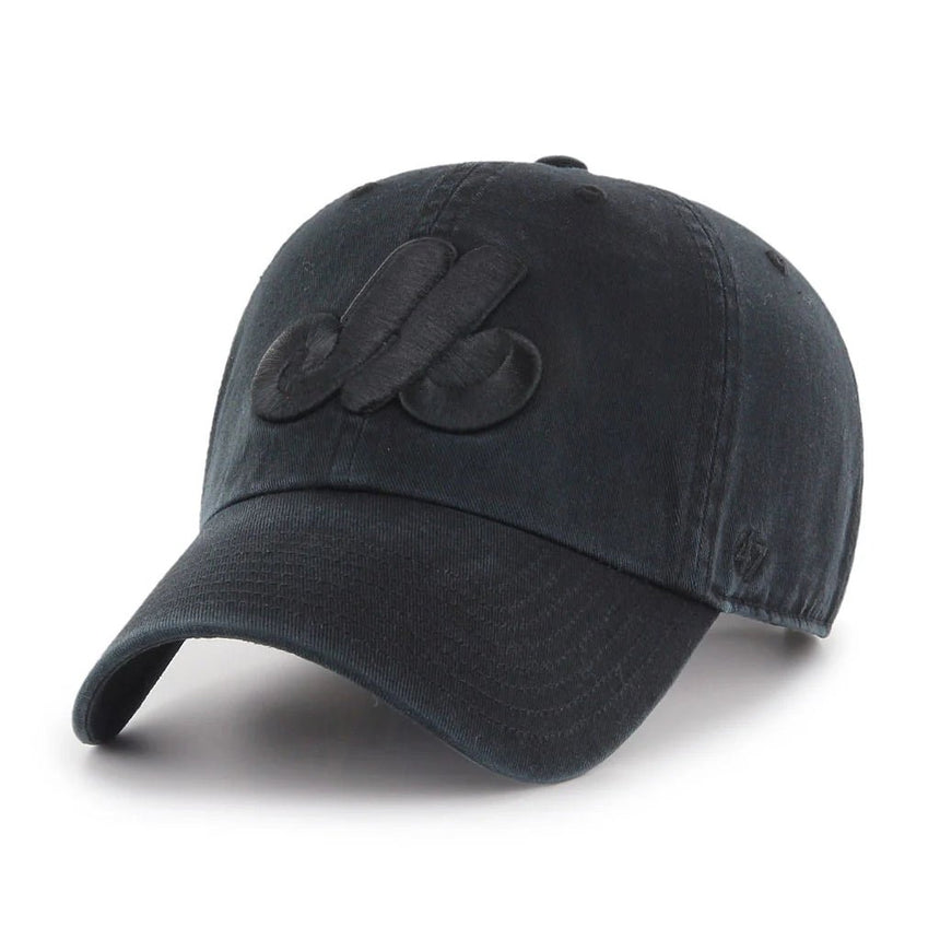 47 Brand MLB Clean Up Montréal Expo - Black Black - Spin Limit Boardshop