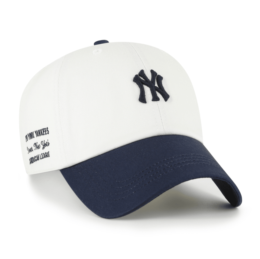 47 Brand MLB New York Yankees Contemporary Clean Up - Navy Beige - Spin Limit Boardshop