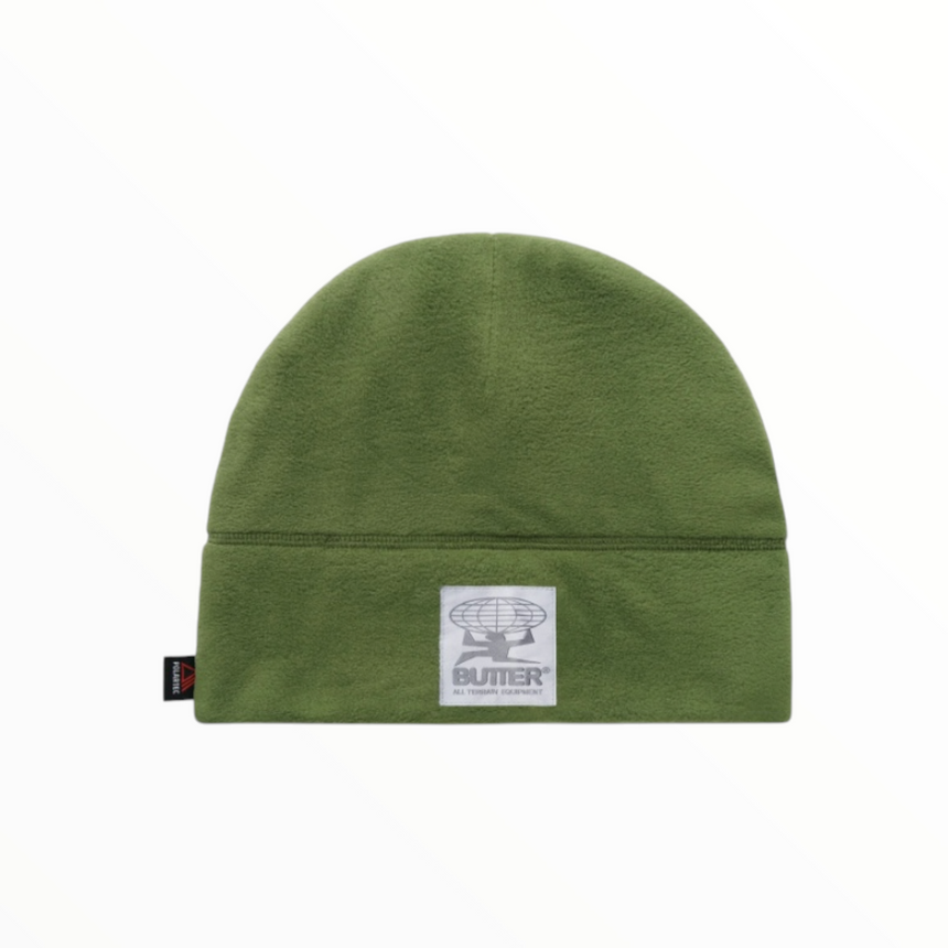 Butter Goods Polartec Skully Beanie - Army