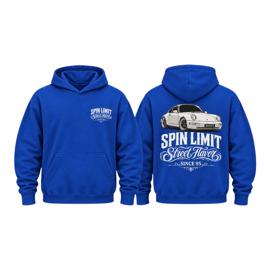 Spin Limit Carrera 2 Logo Hoodie Kid - Royal