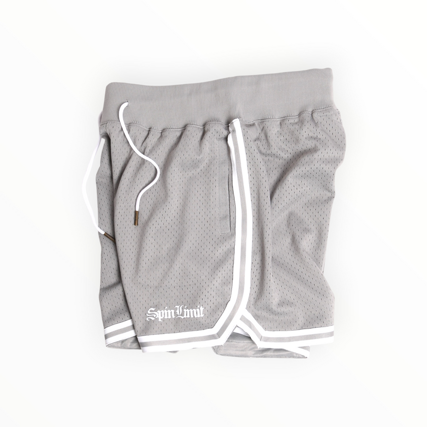 Spin Limit Bball Times Mesh Short - Grey