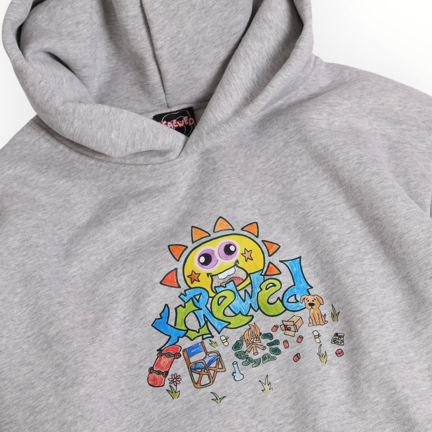 Screwed Soleil Hoodie - Ash Grey