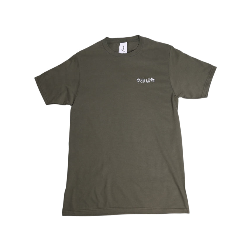 Spin Limit Splash Logo Tee - Olive