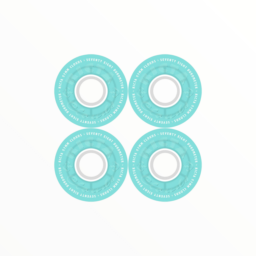 Ricta Clouds Wheels - Transparent Aqua