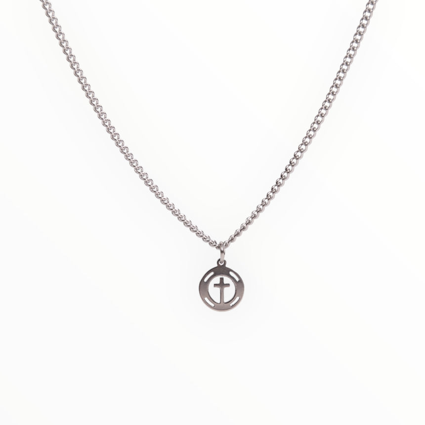 Spin Limit Round Cross Chain - Silver