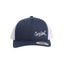 Spin Limit Baseball Logo Retro Hat - Navy White