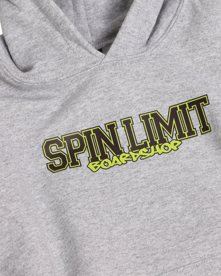 Spin Limit OG Logo Hoodie Kid - Heather Grey