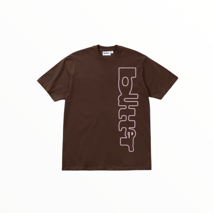 Butter Warped Tee - Chestnut