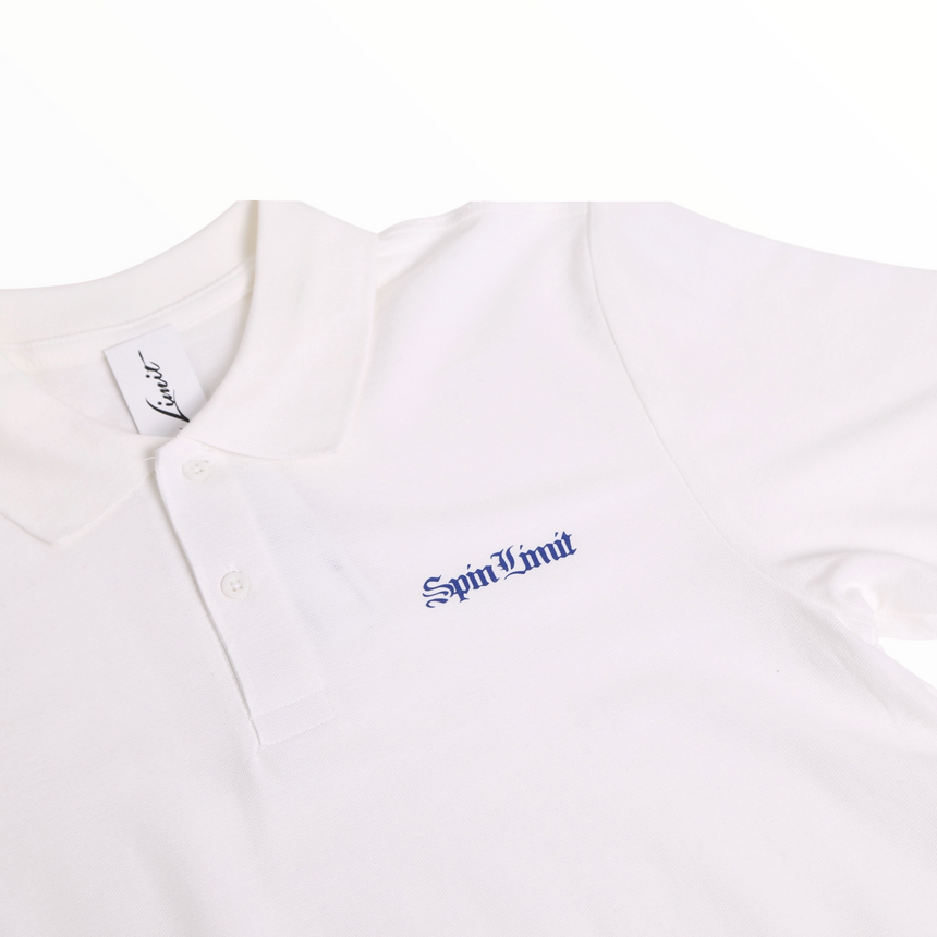 Spin Limit Times Logo Polo - White