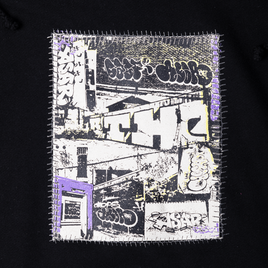 Frosted x Asar Stuff Hood - Black