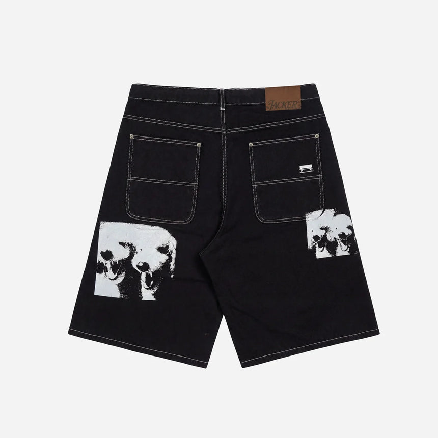 Jacker Baggy Short Poodles Pals - Black