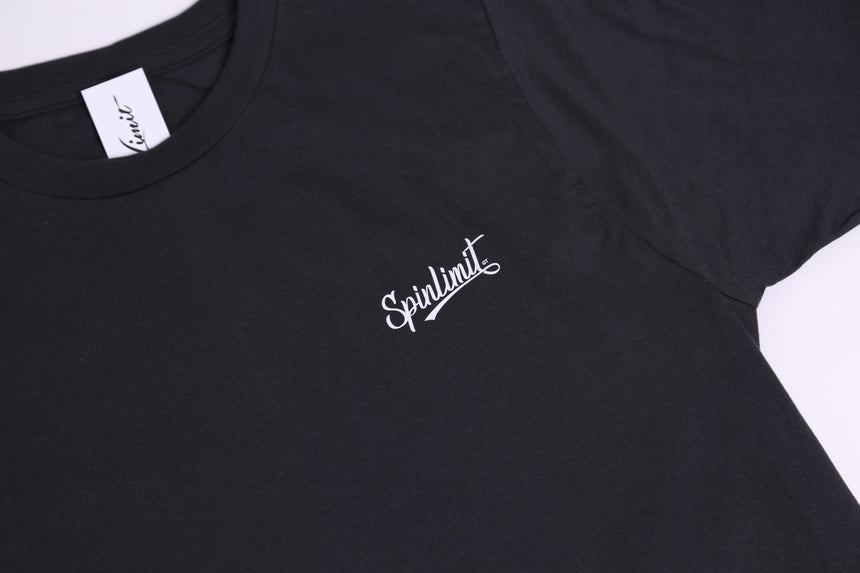 Spin Limit Baseball Logo Tee - Charcoal