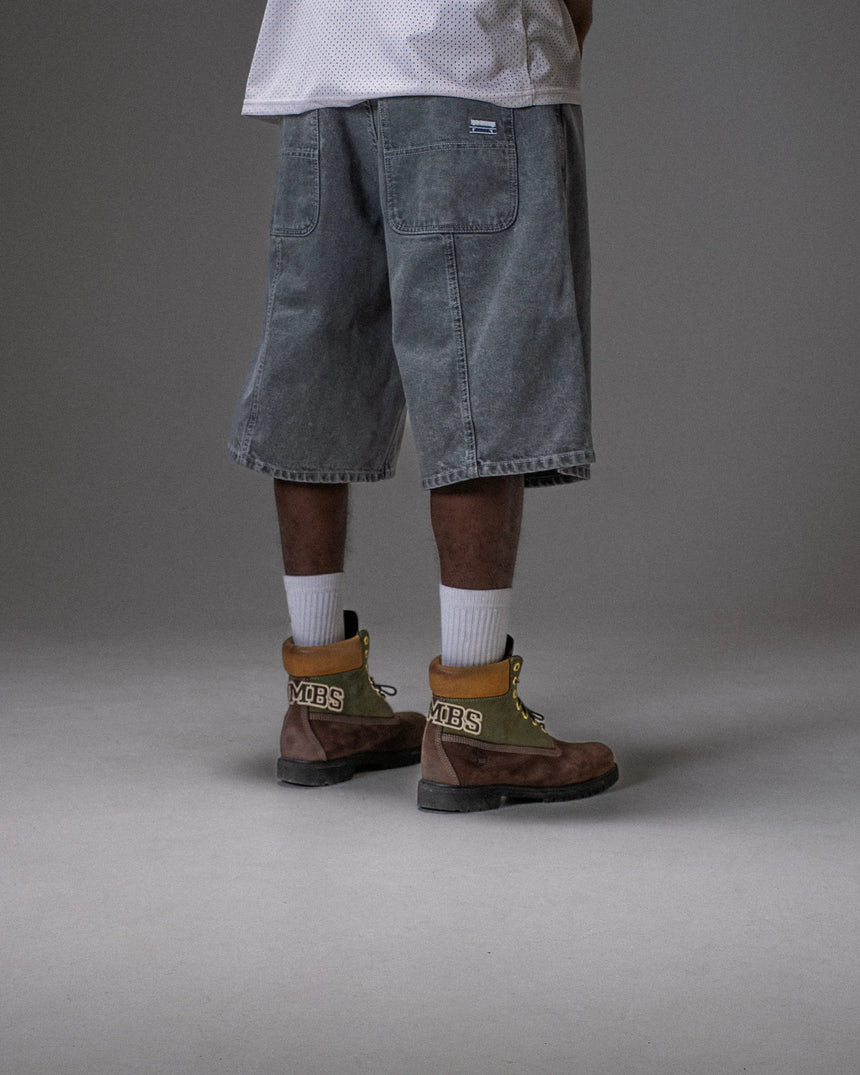 Jacker Baggy Short Classic 3 Stripes - Grey