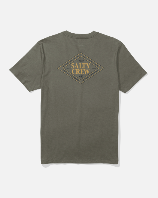 Salty Crew Iconic Classic Tee - Dusty Olive