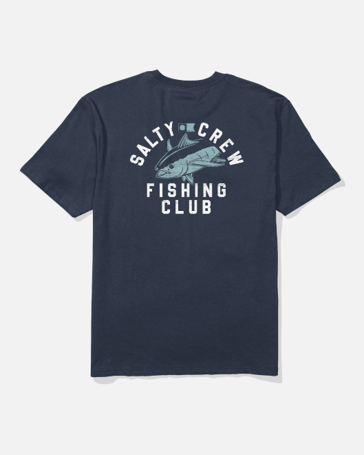 Salty Crew Fish Club Classic Tee - Navy