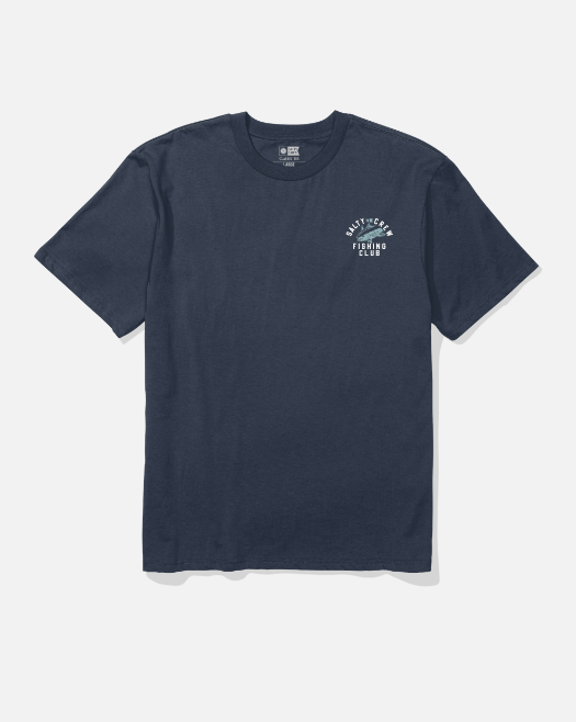 Salty Crew Fish Club Classic Tee - Navy
