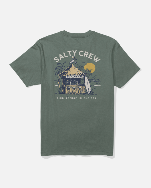 Salty Crew The Catch Classic Tee - Laurel Wreath