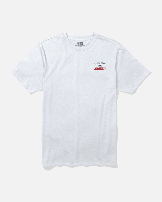 Salty Crew Whaler Chase Classic Tee - White