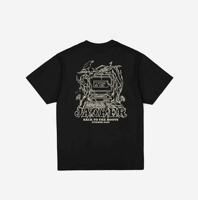 Jacker No Signal Tee - Black