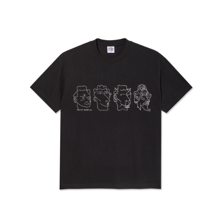 Polar Co. Contrast 8 Heads Tee - Black